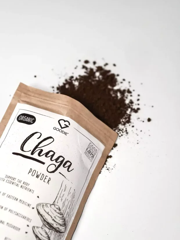 Chaga BIO - prášek z houby Čaga sibiřská 100 g