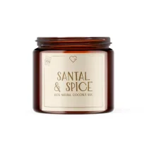 Svíčka s bavlněným knotem - Santal & Spice 80 g CZ