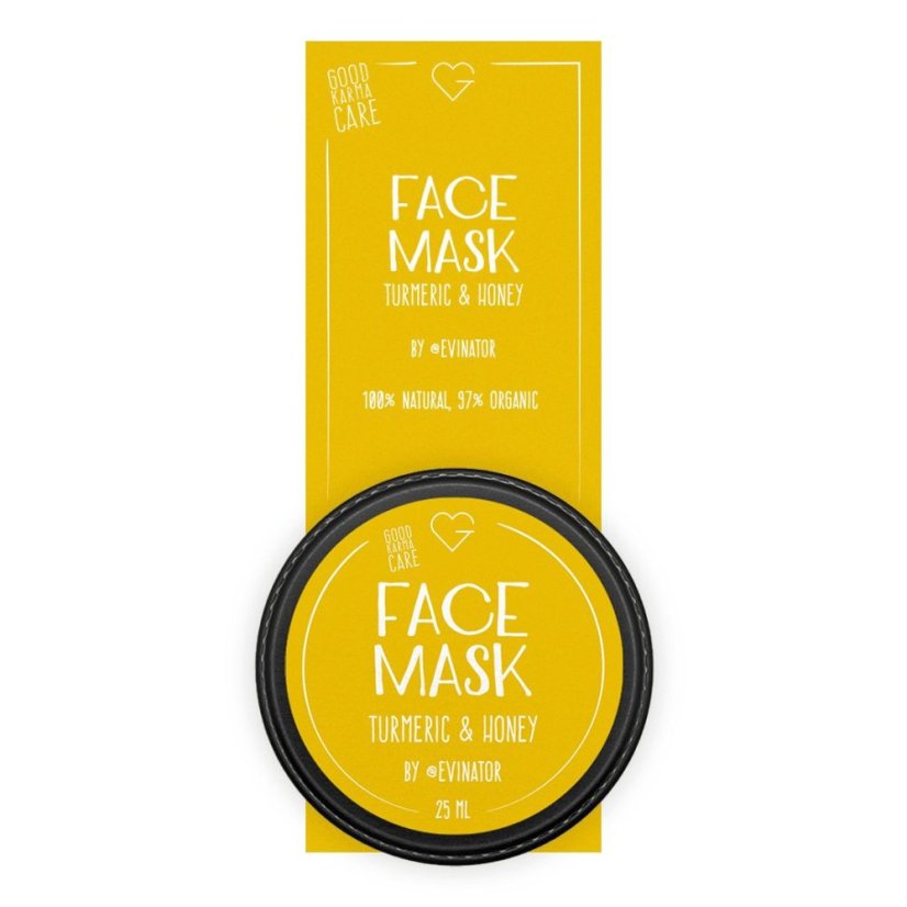 Pleťová maska kurkuma & med 25 ml