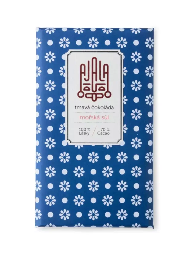AJALA - Mořská sůl 70% čokoláda BIO 45 g CZ