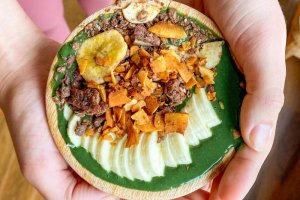 Green smoothie bowl