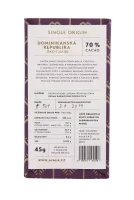 AJALA - Dominikánská republika Öko-Caribe 70% single origin čokoláda 45 g CZ