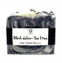 Přírodní mýdlo - Black detox & Tea tree 95 g