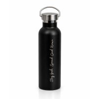 Stylová lahev na vodu GOODIE – Black - 750 ml