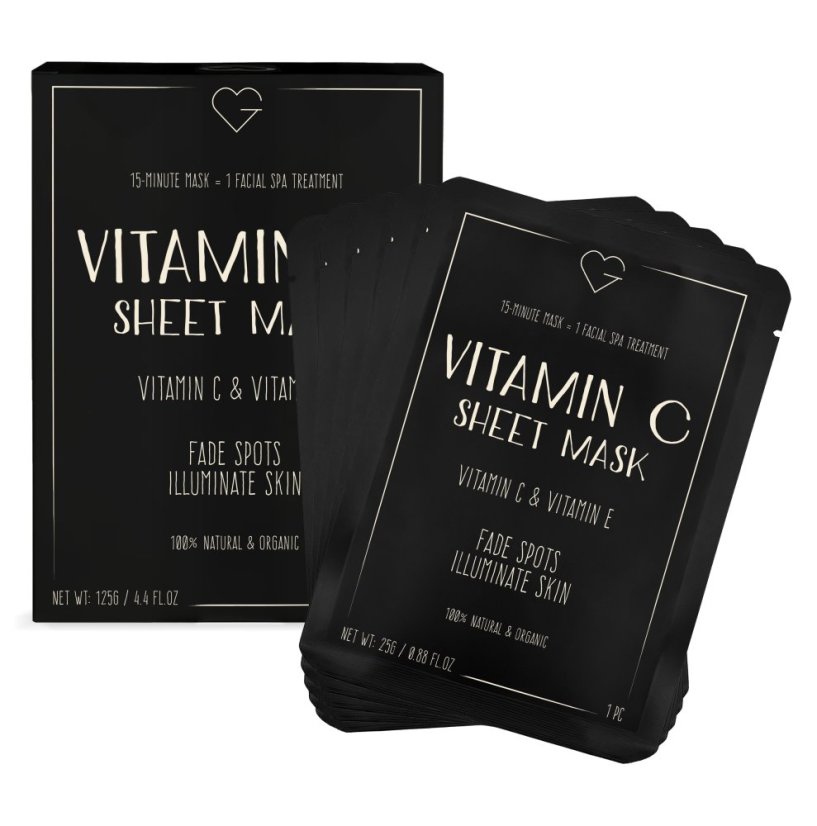 Rozjasňující plátýnková maska - Vitamin C Sheet Mask 5 ks CZ
