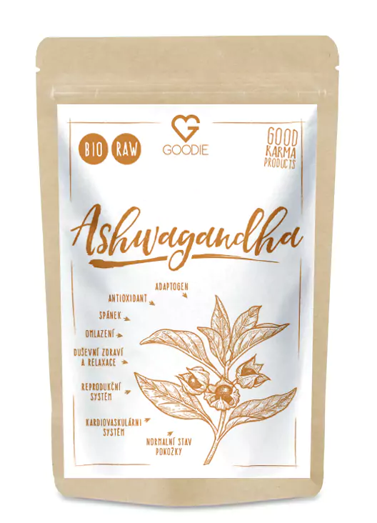 Ashwagandha BIO, RAW 150 g SK