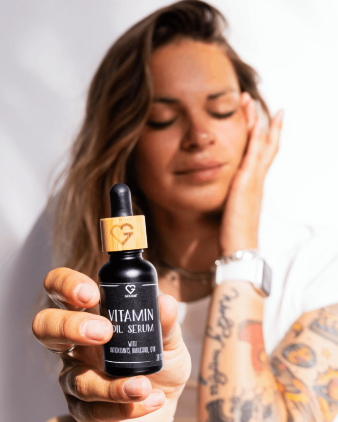Vitamínové sérum s Antioxidantmi, Bakuchiolom a Q10 30 ml SK