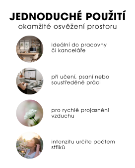 Aromaterapeutyczny odświeżacz powietrza w sprayu - Energy & Focus 200 ml