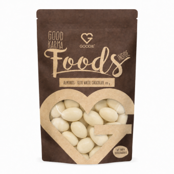 Migdały v keto białej czekoladzie 80 g