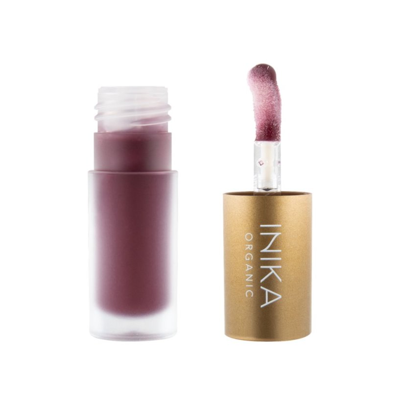 Inika Organic - Tónovaný olej na rty s kolagenem a skvalanem - Mulberry 5 ml SK