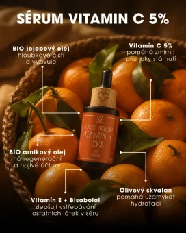 CZ Pleťové sérum Vitamin C 5% slozeni