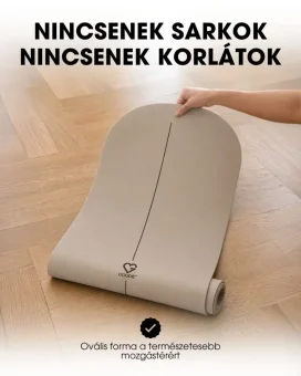 Gyakorlószőnyeg Oval - taupe