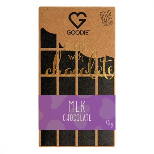 MLK - mléčná čokoláda s lískooříškovým krémem