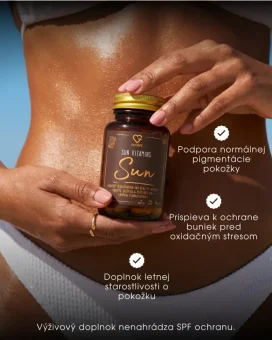 SK Sun Vitamins podporujú normálnu pigmentáciu pokožky a chránia bunky pred oxidačným stresom