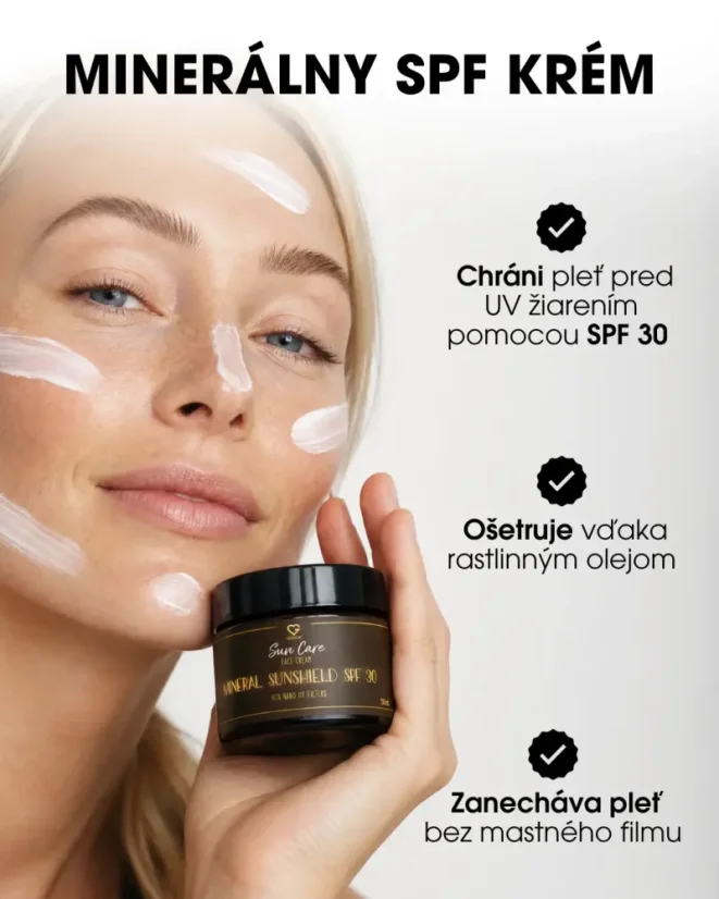 Krem do twarzy z filtrem mineralnym SPF 30 - Krem mineralny SPF 30 50 ml