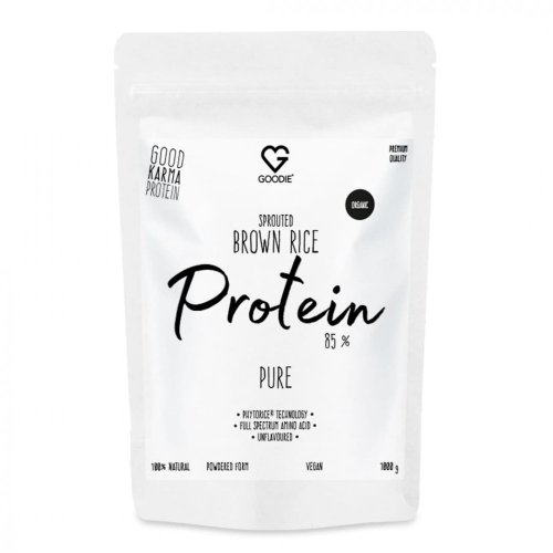 Rostlinný protein z naklíčené hnědé rýže BIO - Bez příchutě / Natural - Organic Sprouted Brown Rice Pure Protein - 1000 g
