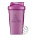 Plastikowy shaker z metalową spiralą - fioletowy - 400 ml - 1 szt.