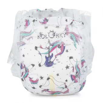 Kolorky NIGHT - Gyermekpelenka - Unicorns - M méret 5-8 kg (21 db) HU