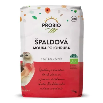 Múka špaldová polohrubá BIO 1 kg