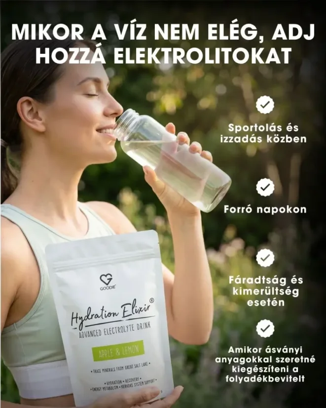HU Elektrolitital Hydration Elixir add hozzá, amikor a víz már nem elég