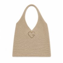 Knitted Bag Beige - Pletená taška Béžová 1 ks