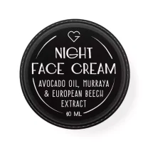 PRÓBKA - Night Face Cream - Krem na noc z olejem z awokado, muraja i ekstraktem z buku zwyczajnego 10 ml