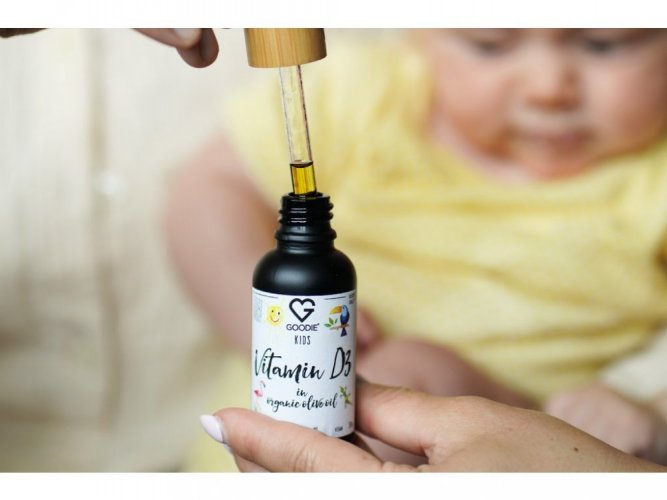 Dětský vitamin D3 400 IU v BIO Extra panenském olivovém oleji 30 ml
