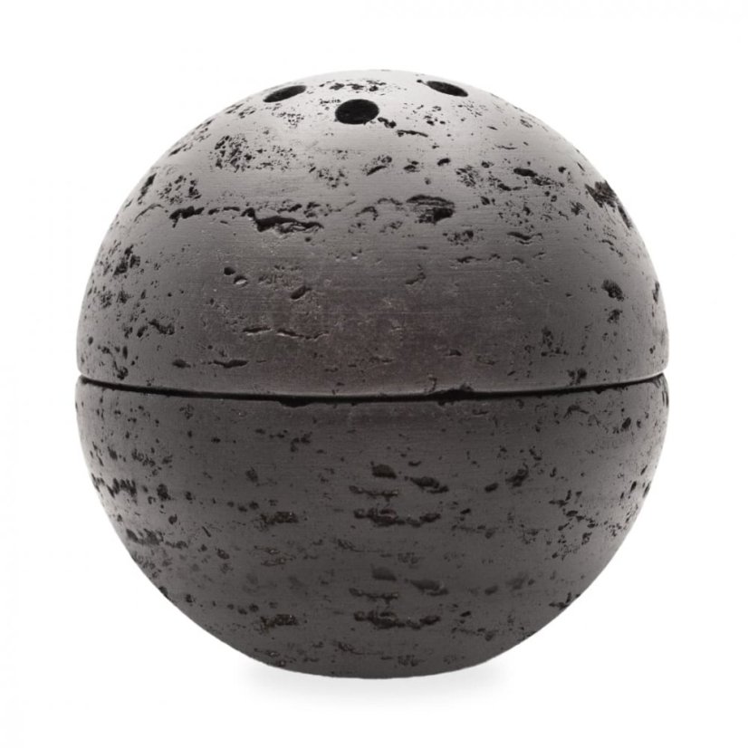 Kamenná vykuřovací nádoba - kadidelnice - ČERNÁ SK