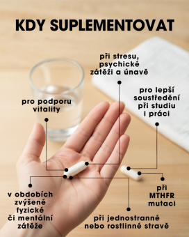 Aktívny B-Komplex – Metylované formy (5-MTHF, 3× B12) – 30 kapsúl SK