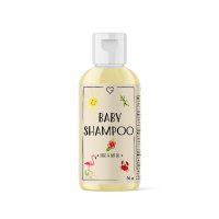 BABY Gentle shampoo and body wash - Dětský jemný šampon a sprchový gel 2v1 -  růže & ovesný olej 50 ml CZ