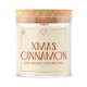 Svíčka s dřevěným praskajícím knotem - XMAS Cinnamon 280 g CZ