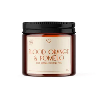 Svíčka s bavlněným knotem - Blood Orange & Pomelo 80 g CZ