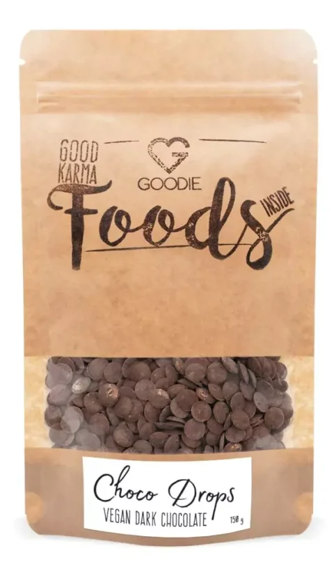 Choco Drops - gorzka czekolada wegańska 150 g PL