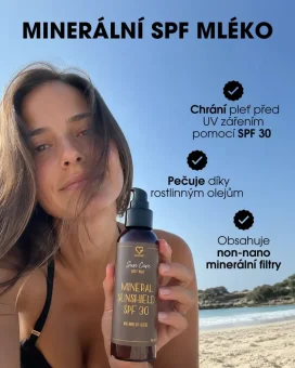 CZ Minerální opalovací mléko SPF 30 s ochranou a pečujícími oleji