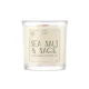 Svíčka s dřevěným praskajícím knotem – Sea Salt & Sage 50 g CZ