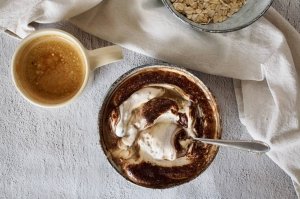 Tiramisu ovesná kaše přes noc