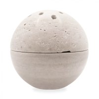 Kamenná vykuřovací nádoba - kadidelnice - BÍLÁ SK