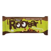 Roobar - Baton w polewie czekoladowej - orzechy laskowe BIO 30 g PL