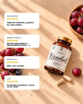 Lipozomálny Resveratrol 60 kapsúl - VÝPREDAJ 31/12/2026