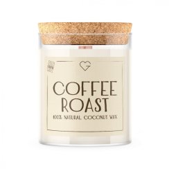 Svíčka s dřevěným praskajícím knotem – Coffee Roast 160 g