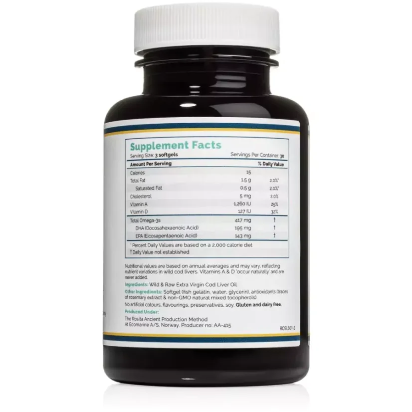 Rosita extra panenský olej z tresčích jater kapsle 90 kapslí
