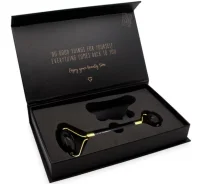 Face Massage Set (Jade roller & Gua Sha) - BLACK SK