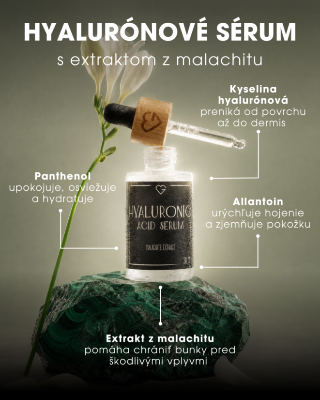 Hyalurónové sérum s extraktom z malachitu 30 ml SK