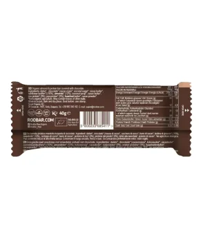 Roobar - Proteinová s čokoládou - Almond & protein bar covered with chocolate BIO 40g CZ