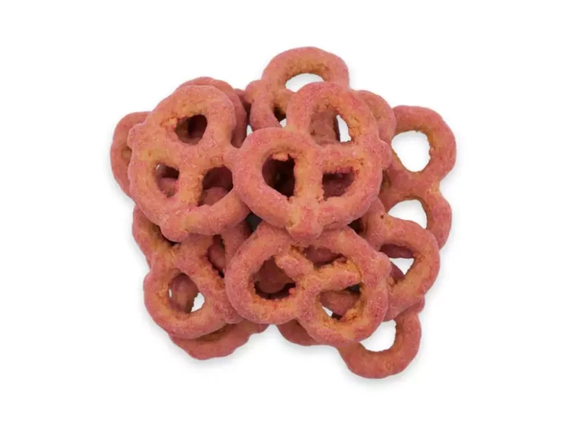 Preclíky v bílé čokoládě s malinami 80 g CZ