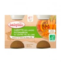 BABYBIO - svačinka z mrkve a dýně 2x130 g