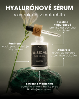 Hyalurónové sérum s extraktom z malachitu 30 ml SK