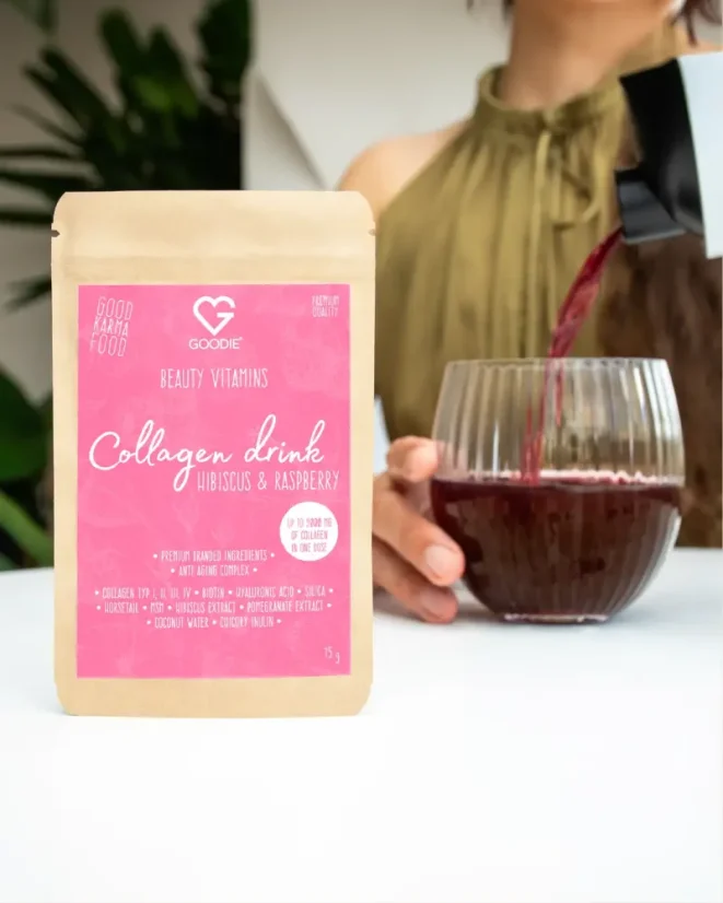 CZ Příprava Beauty Vitamins Collagen Drink Hibiscus & Raspberry