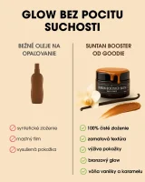 Balzam na podporu opálenia - Suntan Booster Balm - Vanilla & Caramel 100 ml SK