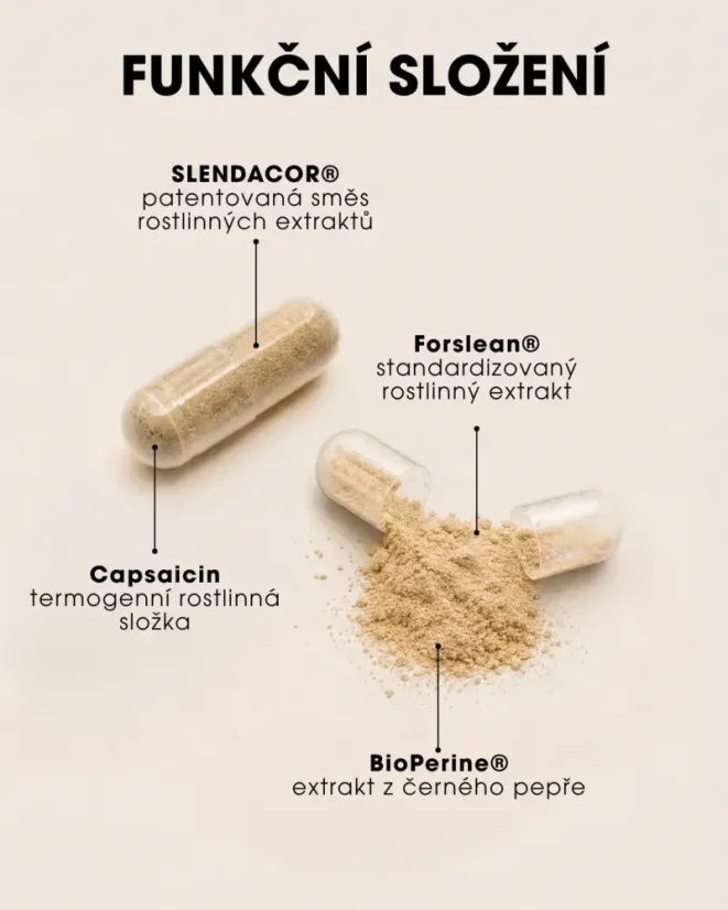 CZ Fat Burner s funkčními složkami pro kontrolu hmotnosti